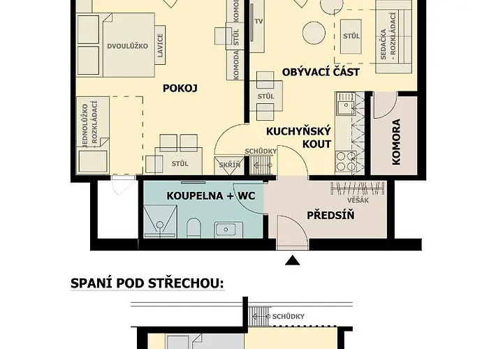 V Podkrovi Appartement *